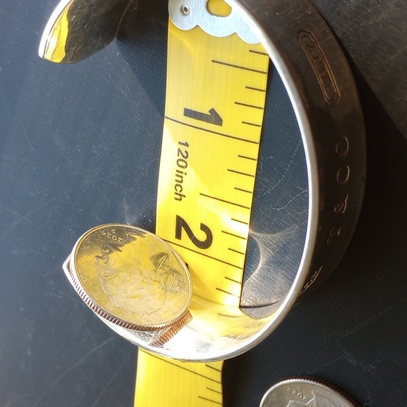 TIFFANY & CO. -925-SS- STAMPED: #"1837"- VINTAGE: yr.: 1997  --  CUFF BRACELET - Picture 12 of 12